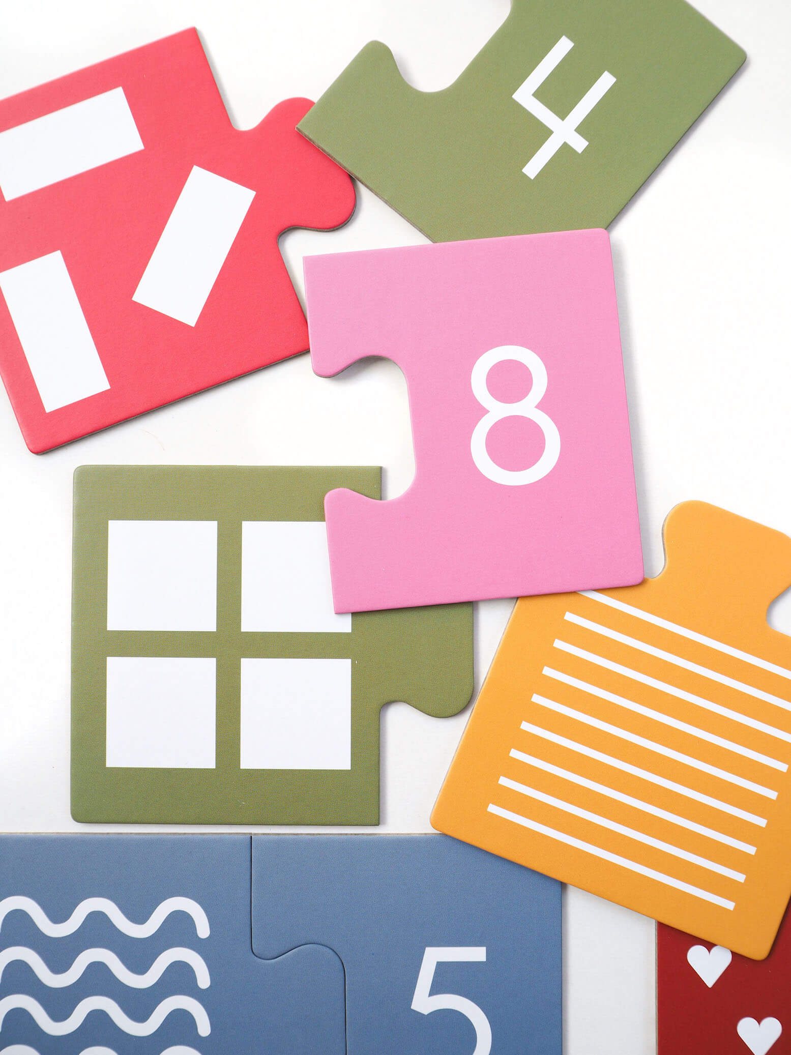 Puzzle Čísla a tvary