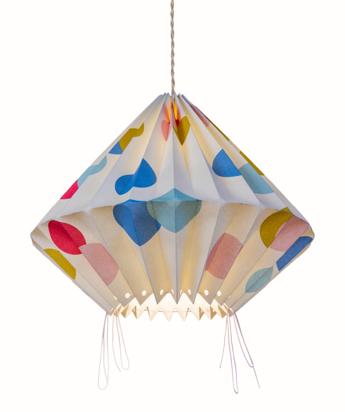 Papírové stínidlo Celebration