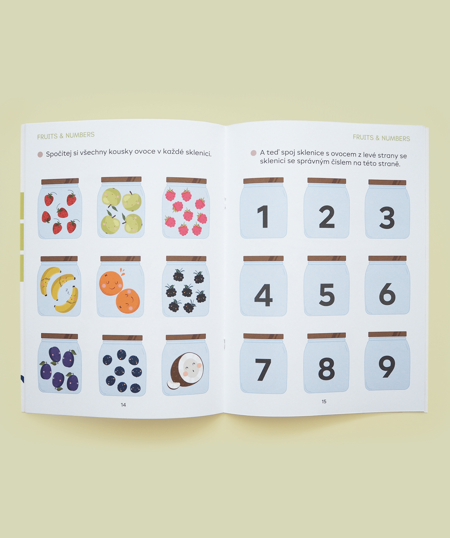 Pracovní sešit Ovoce a čísla